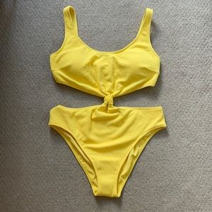 New NBW A&F Summer Yellow Monokini